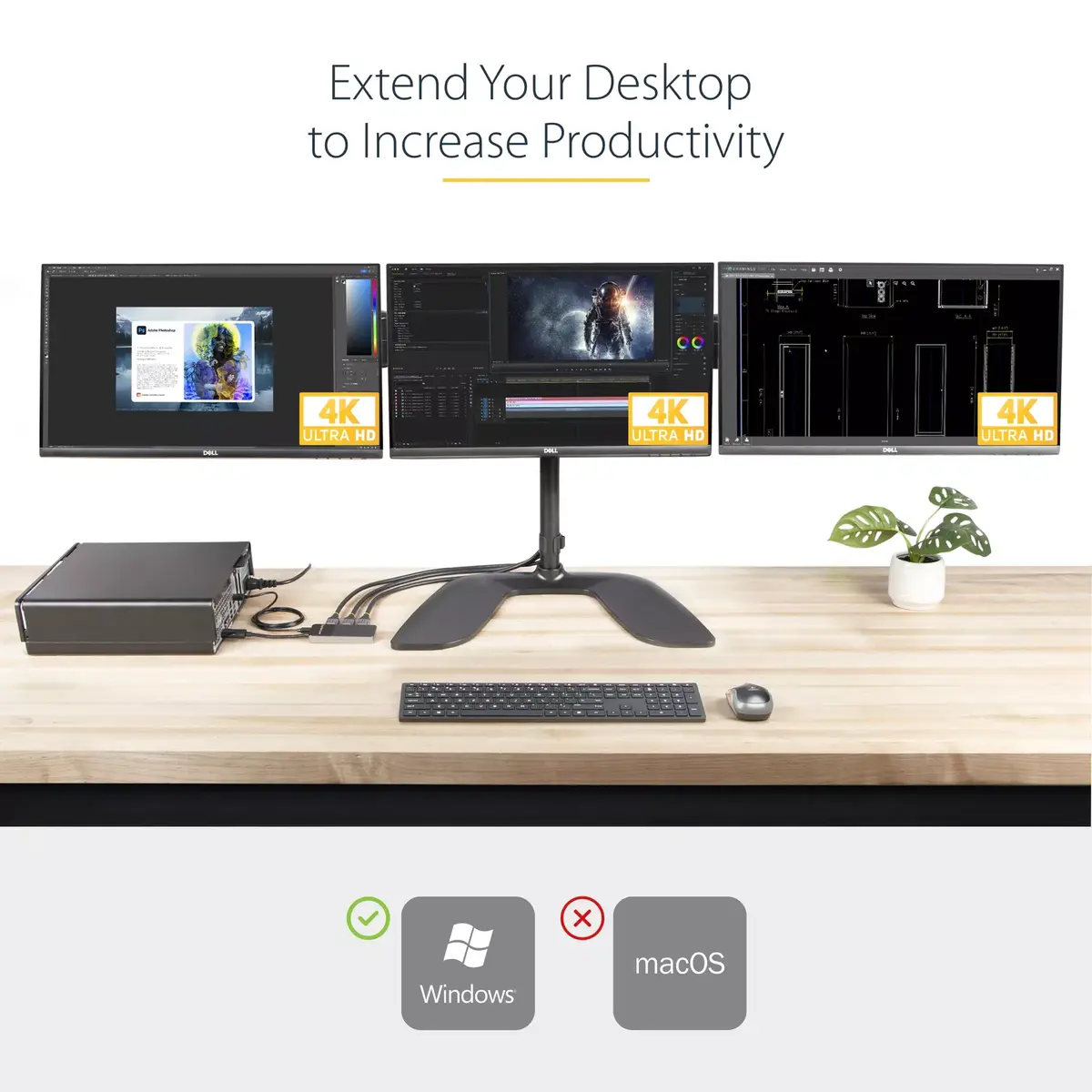 Адаптер для нескольких мониторов StarTech.com 3 Port DisplayPort 1.4 Photo 8