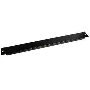 1U tukšā paneļa StarTech 19" serveru skapjiem, tērauds, melna, M6