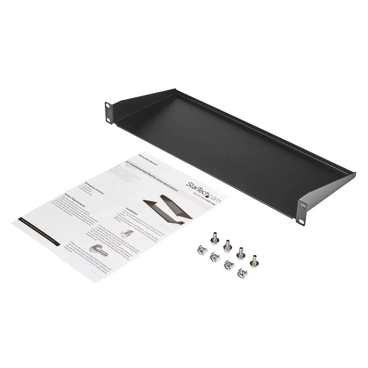 StarTech 1U Server Rack Shelf CABSHELF1U Photo 6