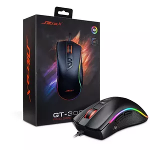 Inter-Tech GT-300+ RGB pele Labā roka USB Type-A 4000 DPI