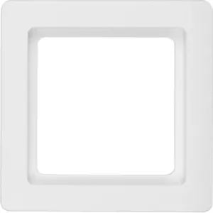 Wall plate (screwless) Berker 10116089, white, single-gang switch cover