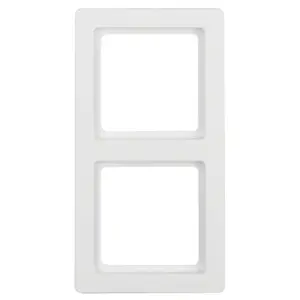 Wall plate / switch cover by berker model 10126089, white, plastic, screwless, single-gang
