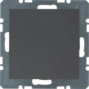 Wall plate / switch cover berker 10091606, metal anthracite, pack of 20