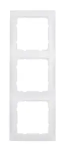 Wall plate / switch cover berker 10139909, screwless thermoplastic, white, 1 pc