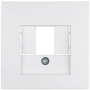 Wall plate / switch cover berker 10331909, white plastic, conventional design, 1 piece