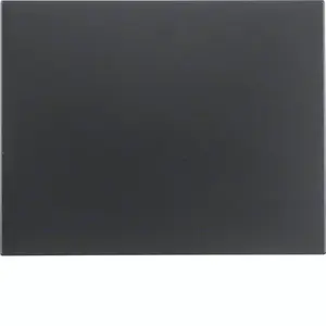 Wall plate / switch cover Berker 14057006, anthracite plastic, screwless, 1-piece