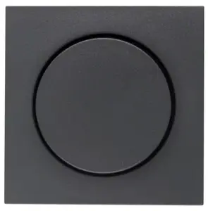 Berker 11371606 Rotary Dimmer Cover Plate Anthracite