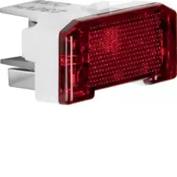 Berker 1686 LED Module Insert for Electrical Switches, Red and White