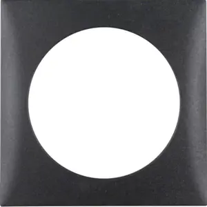 Gaismas slēdža vāciņš Hager / berker 918272505 antracīts, 59.5×59.5 mm, iepakojumā 10