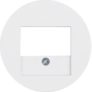 Центральная панель Berker 10382089 для розетки TAE и динамика, белая