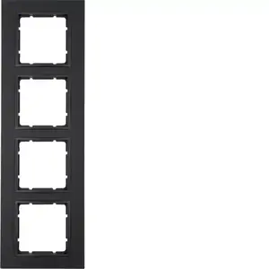 Накладная панель/крышка для выключателя berker 10146626, антрацит, 90 × 303 мм