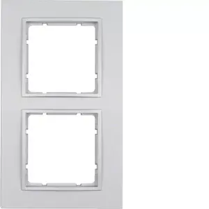 Berker 10126424 Wall Plate Aluminium Screwless