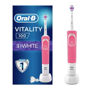 Oral-B Vitality Adult Rotējoša rotējošā zobu birste Rozā krāsā