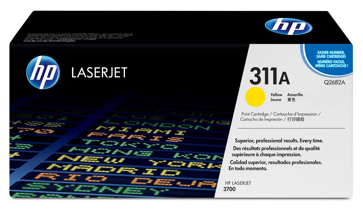 Oriģinālais dzeltenais lāzerprintera toneris HP 311A