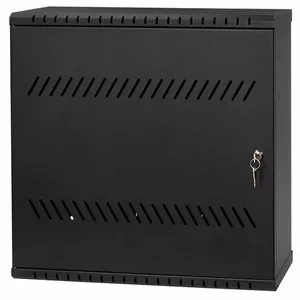 Шкаф монтажный 19" Stalflex RCA19-3+4U-180B-T — 3U + 4U вертикальный, глубина 180 мм, чёрный