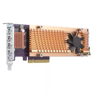 QNAP QM2-4P-384 интерфейсная карта/адаптер Внутренний PCIe