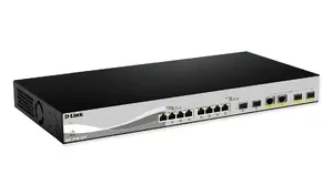 D-Link DXS-1210-12SC сетевой коммутатор Управляемый L2 1U Черный, Серебристый
