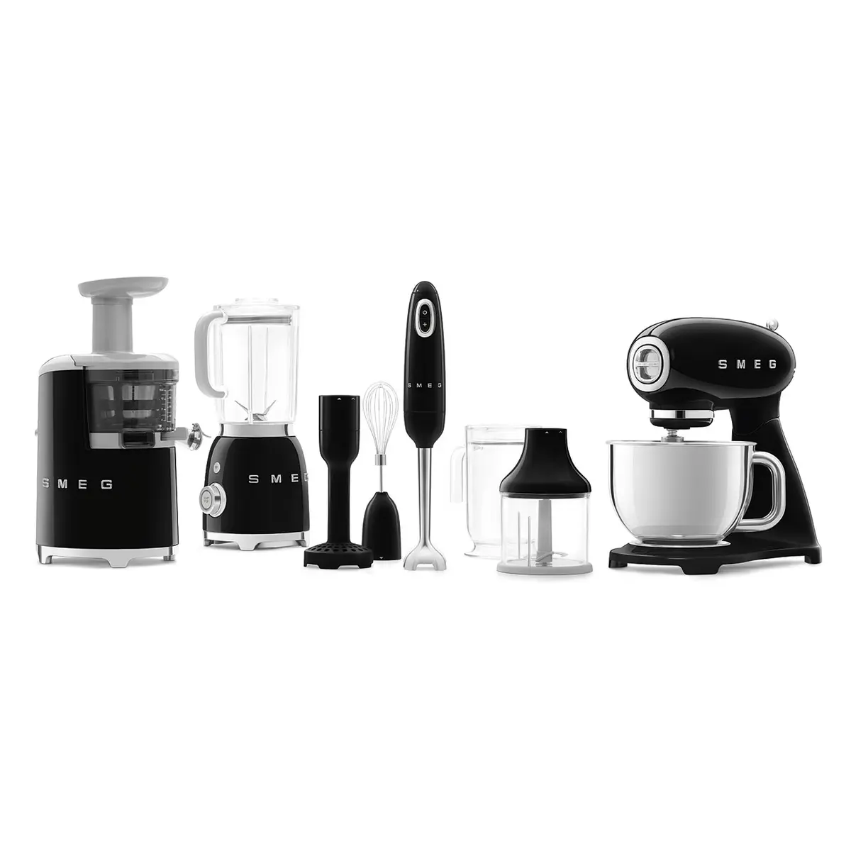 Smeg HBF02BLEU Immersion Blender Black Photo 7