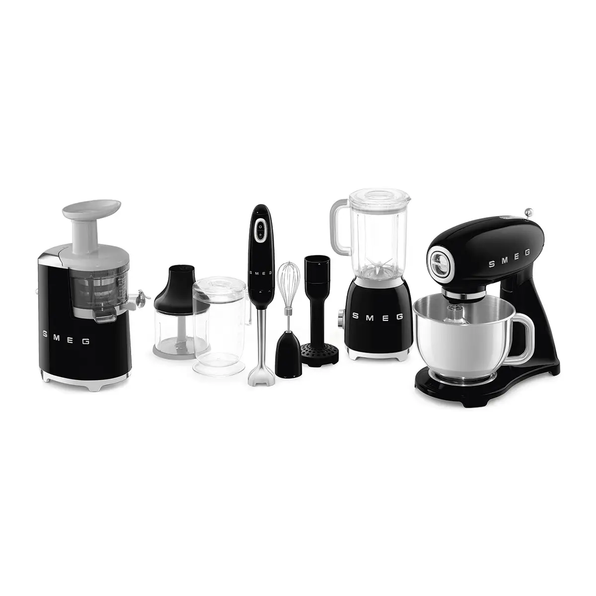 Smeg HBF02BLEU Immersion Blender Black Photo 8