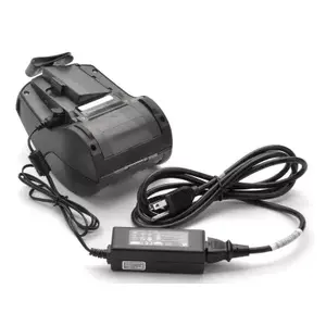 Power adapter/inverter Zebra P1031365-024 for POS printers — indoor AC-to-DC, black, includes AC cable