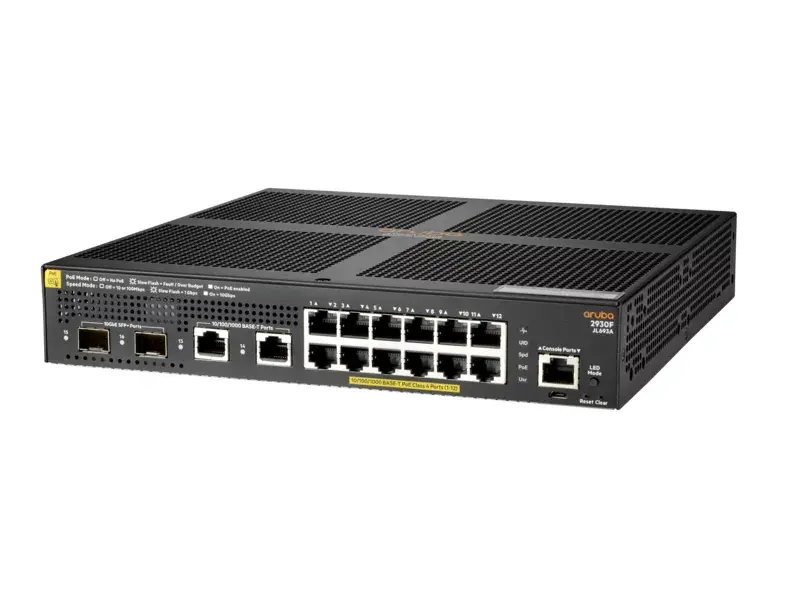 Pārvaldāms slēdzis Aruba 2930F 12G PoE+ 2G/2SFP+ Photo 2