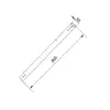 Caurule Multibrackets M Pro Series Extension Pipe 0.8m Black Photo 2