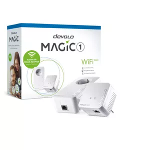 Devolo Magic 1 WiFi mini Starter Kit 1200 Mbit/s Ethernet/LAN savienojums Wi-Fi Balts 2 pcs