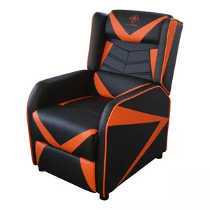 Deltaco GAM-087 video game chair Gaming armchair Padded seat Black, Orange