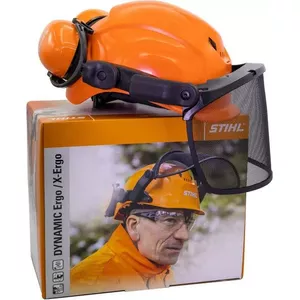Helmet set STIHL Integra Model 2019 — lightweight protective helmet with integrated earmuffs and visor