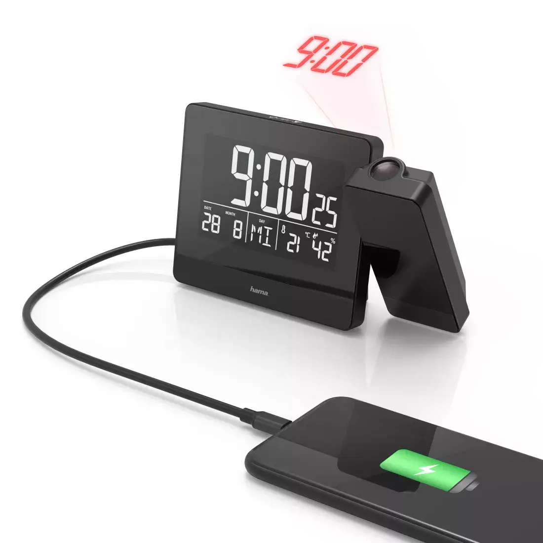 Digitālais modinātājs Hama Plus Charge Photo 2
