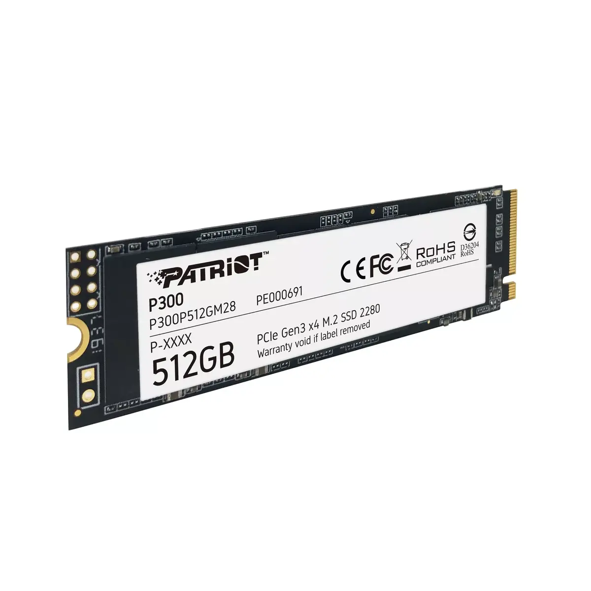 Внутренний SSD PATRIOT P300 512 ГБ M.2 NVMe Photo 4
