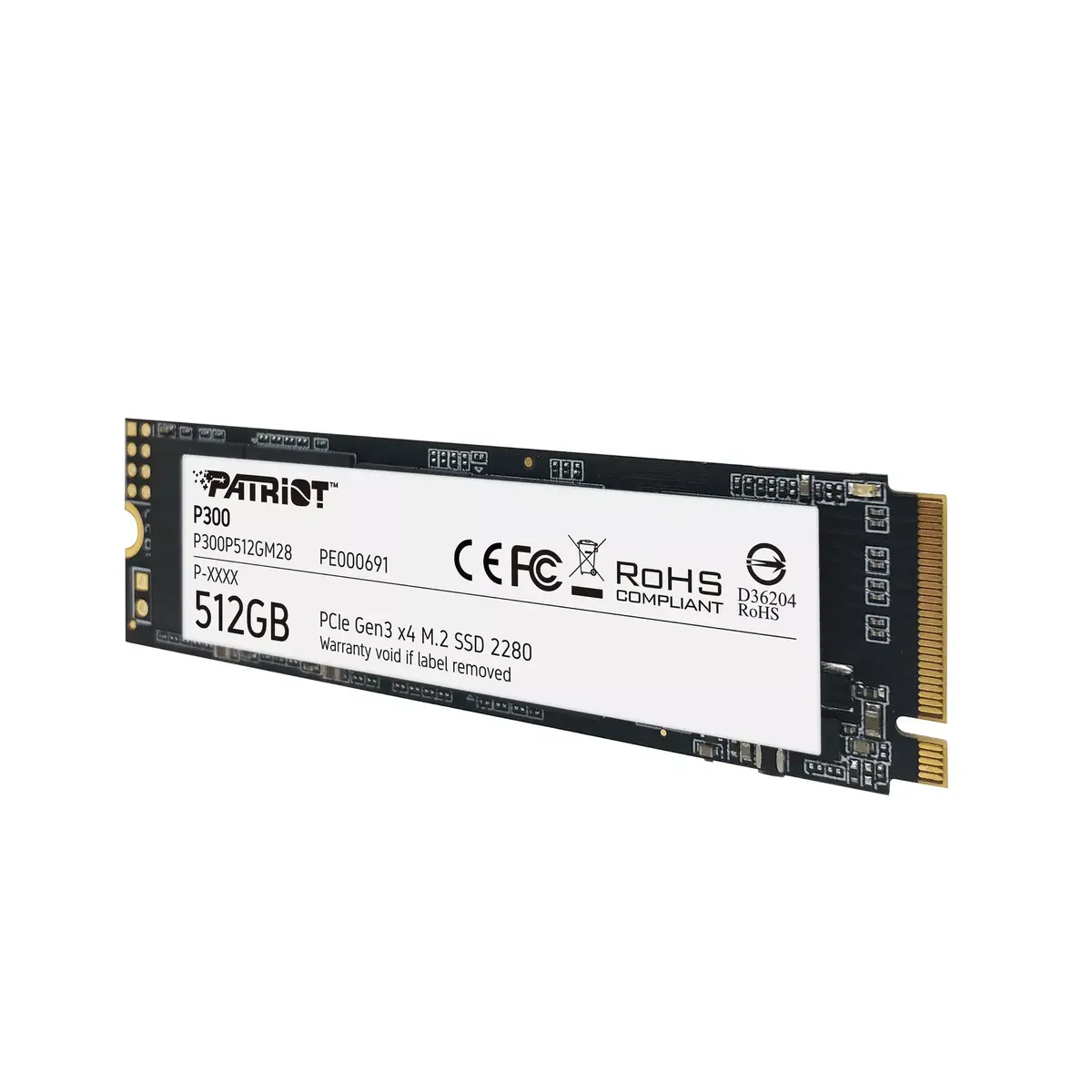 Внутренний SSD PATRIOT P300 512 ГБ M.2 NVMe Photo 5