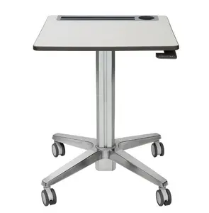 ERGOTRON LearnFit Sit-Stand Desk Silver 6.8 kg Square