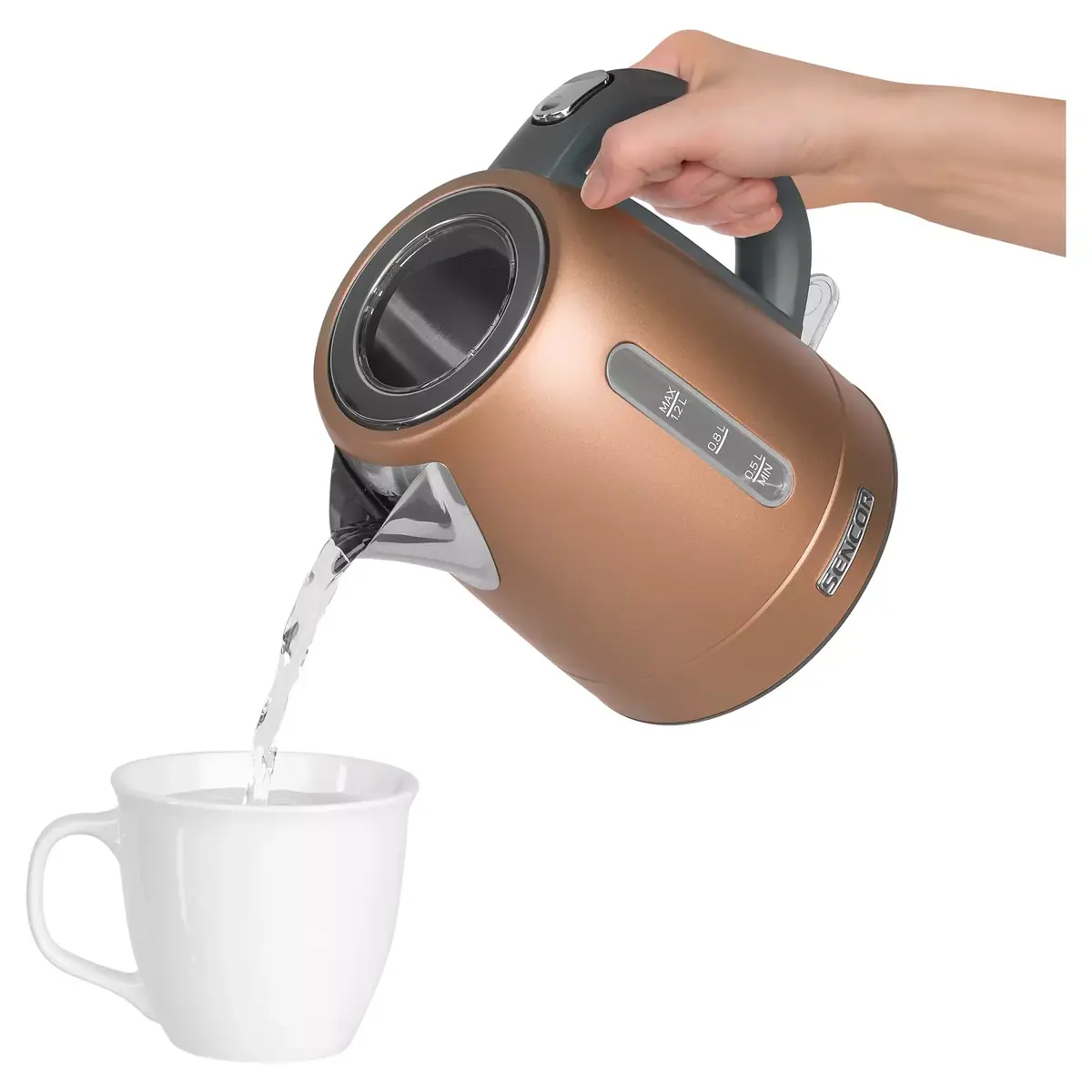Elektriskā tējkanna SENCOR SWK 1226GD — 1.2 L, 2150 W Photo 8