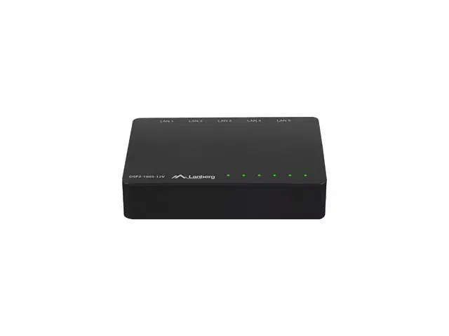 LANBERG DSP2-1005-12V nenovērojams 5 portu Gigabit komutators Photo 3