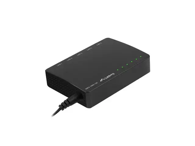 LANBERG DSP2-1005-12V nenovērojams 5 portu Gigabit komutators Photo 4