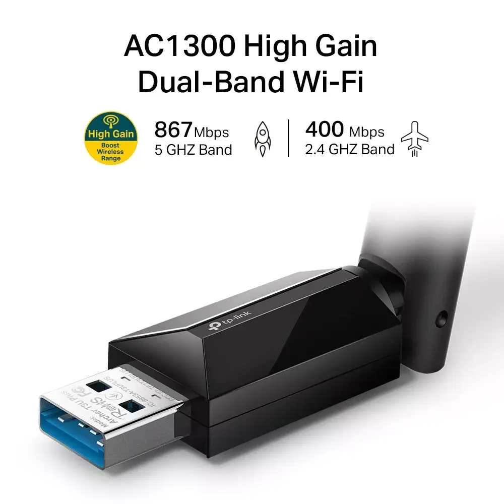 Беспроводной адаптер TP-Link Archer T3U Plus Photo 2