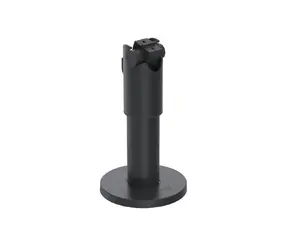 Ergonomic Solutions SpacePole Payment POS Mount DTP101-02 Black Metal with 120mm Rotation Slot SP1 Pole and DuraTilt