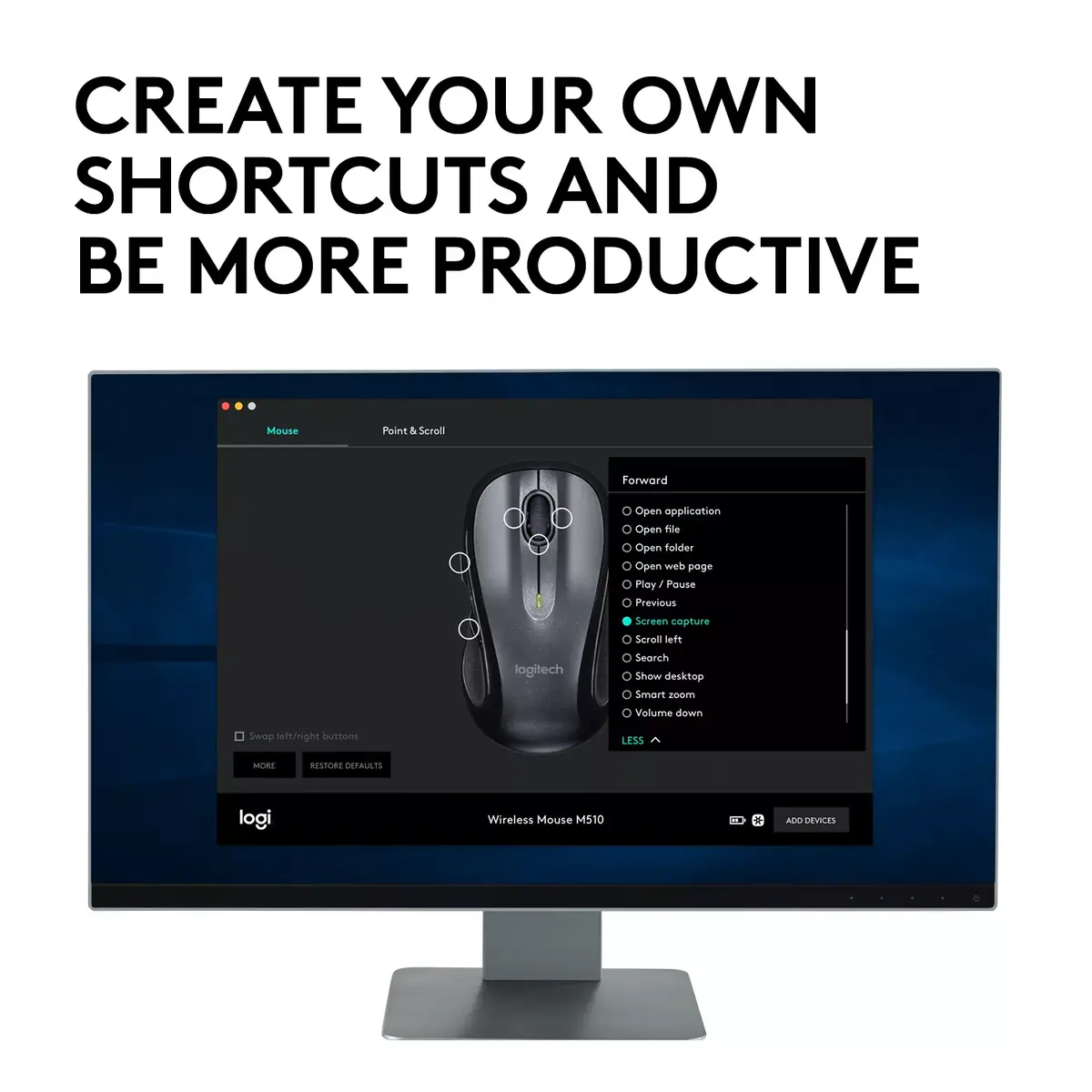 Pele Logitech M510 Photo 7