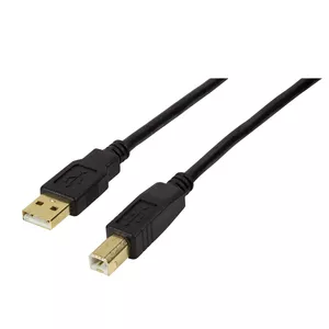 Активный USB-кабель LogiLink UA0266 USB 2.0 тип A - тип B 20 м черный