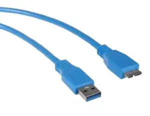Кабель USB A — Micro‑USB B MACLEAN MCTV-586, USB 3.2 Gen 1 (5 Гбит/с), 0,5 м, синий