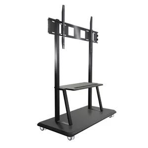 Portable floor stand TECHLY Signage Display Mount ICA-TR31 for 55"–120" screens, VESA 1200x600, max load 150 kg, black