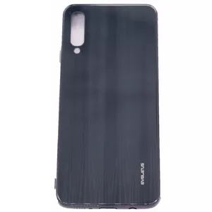Защитное закалённое стекло Evelatus для Samsung Galaxy A50 — полноцветное электронапыление, чёрный