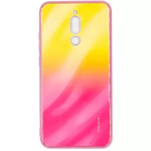 Protective phone case Evelatus for Xiaomi Redmi 8 — Water Ripple Gradient design, yellow–pink