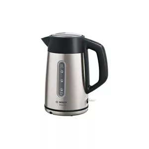 Bosch TWK4P440 electric kettle 1.7 L 2400 W Black, Stainless steel