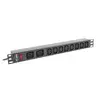 LANBERG PDU-02I1908I-0200-C20-BK PDU 1U 10×C13 16A Photo 2