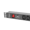 LANBERG PDU-08I-0200-C20-BK PDU, 8× C13, 1U Photo 3