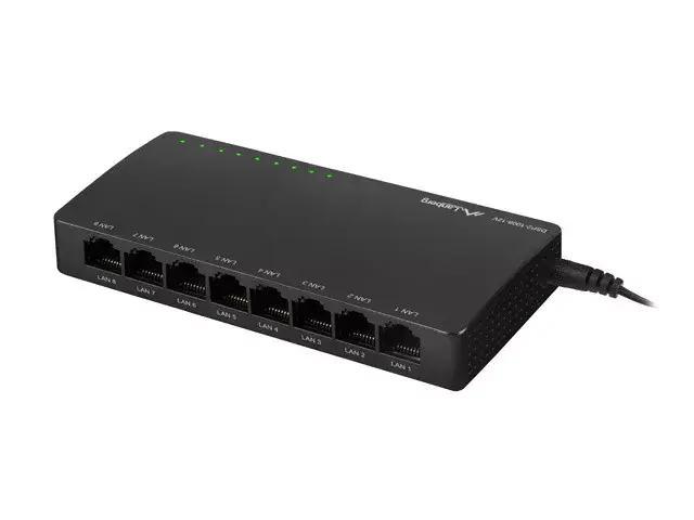 LANBERG DSP2-1008-12V неуправляемый 8‑портовый Gigabit коммутатор Photo 3