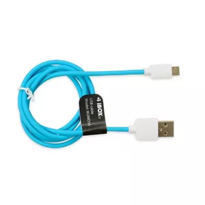 USB 2.0 cable IBOX IKUMD3A — USB A to Micro-USB B, 1 m, blue