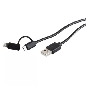Кабель Lightning S/CONN 14-14025 1м Черный